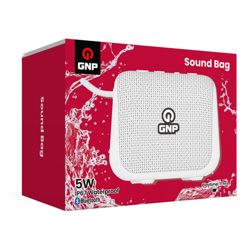 GNP SOUND BAG BLUETOOTH HOPARLOR BEYAZ