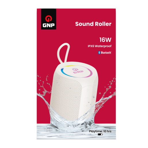 GNP SOUND ROLLER BLUETOOTH HOPARLOR BEYAZ