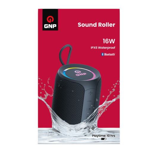 GNP SOUND ROLLER BLUETOOTH HOPARLOR SIYAH