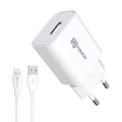 INTOUCH SMARTY MINI 2.1 A LIGHTNING KABLOLU SARJ CIHAZI BEYAZ