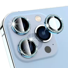 BINANO IPHONE 13 PRO/13 PRO MAX TASLI KAMERA KORUYUCU MAVI