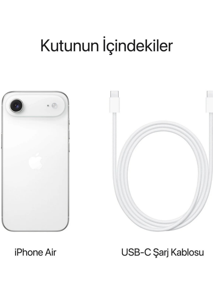 IPHONE AIR 256 GB PAMUK BEYAZI